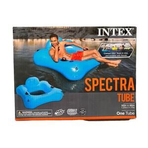 New Sealed Intex River Connect Lounge Inflatable Floating Water Tube Spectra